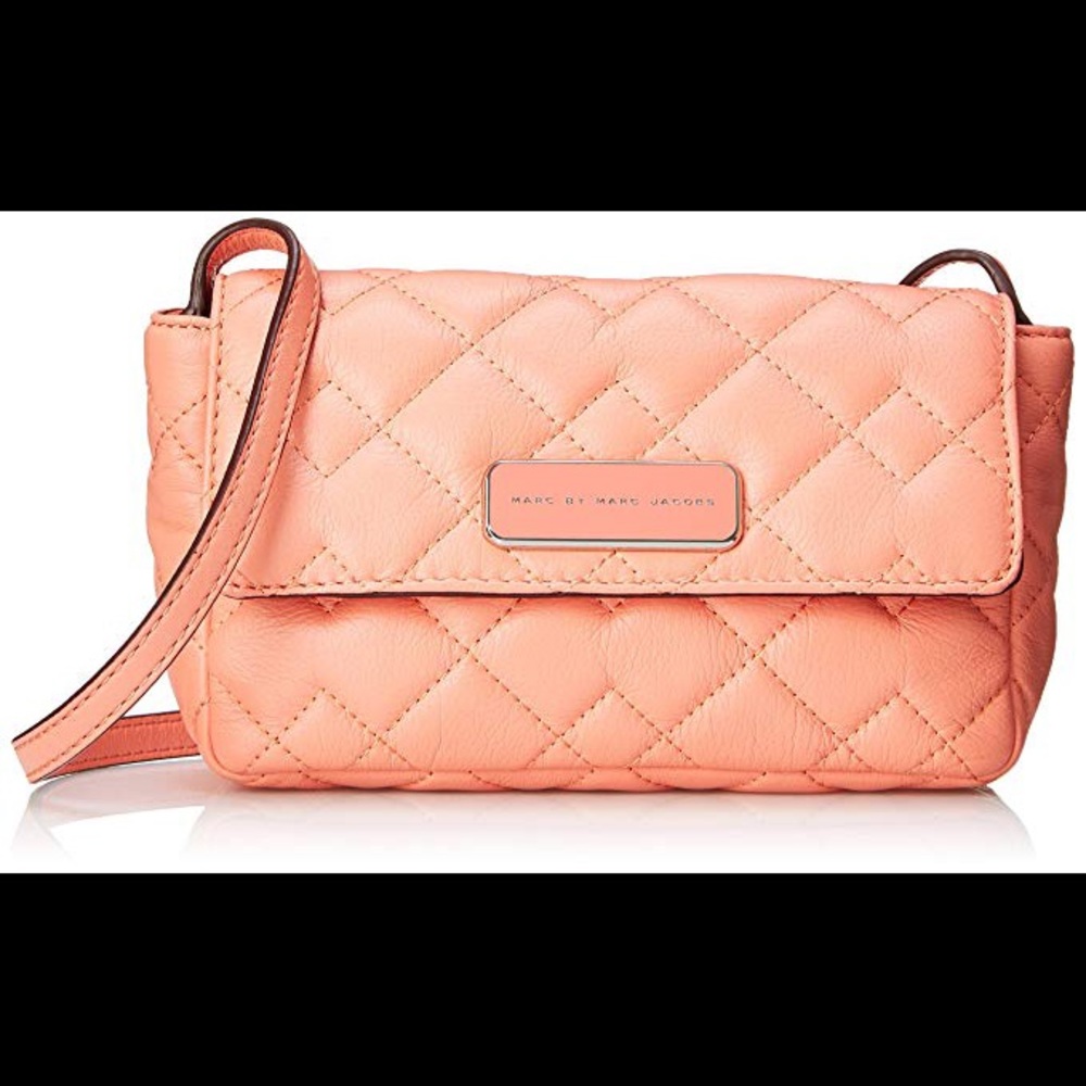 MARC by Marc Jacobs Quilted Peach Crossbody